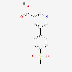 5-(4-(Methylsulfonyl)phenyl)nicotinic acid