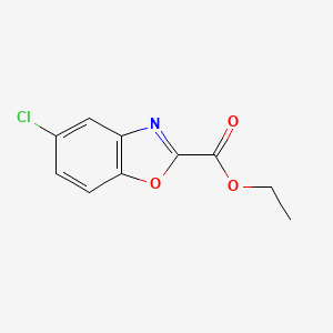 molecular formula C10H8ClNO3 B1612162 Ethyl 5-chlorobenzo[d]oxazole-2-carboxylate CAS No. 27383-93-3