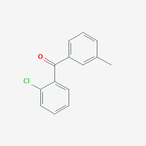 molecular formula C14H11ClO B1612163 2-Chloro-3'-methylbenzophenone CAS No. 131822-46-3