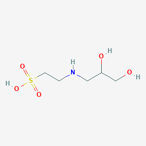 molecular formula C5H13NO5S B1612169 N-Glyceryltaurine CAS No. 65222-42-6
