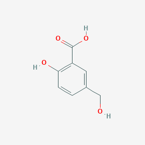 molecular formula C8H8O4 B1612172 2-Hydroxy-5-(hydroxymethyl)benzoic acid CAS No. 7437-20-9