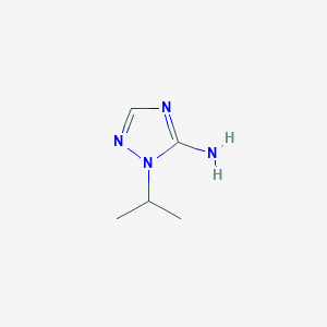 molecular formula C5H10N4 B1612176 1-Isopropyl-1H-1,2,4-triazol-5-amine CAS No. 870992-11-3