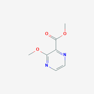 molecular formula C7H8N2O3 B1612185 Methyl 3-methoxypyrazine-2-carboxylate CAS No. 40155-20-2