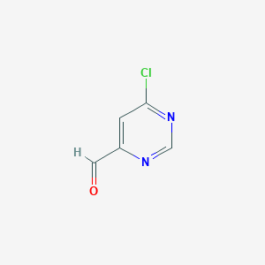 molecular formula C5H3ClN2O B1612187 6-氯嘧啶-4-甲醛 CAS No. 933702-16-0