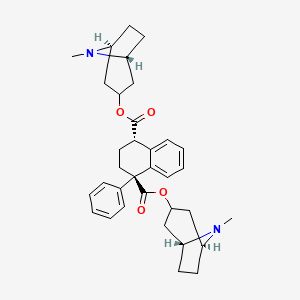molecular formula C34H42N2O4 B1612188 alpha-Belladonnine CAS No. 5878-33-1