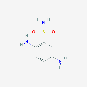 molecular formula C6H9N3O2S B1612191 2,5-Diaminobenzenesulfonamide CAS No. 20896-44-0