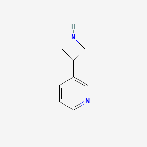 molecular formula C8H10N2 B1612201 3-(Azetidin-3-yl)pyridine CAS No. 62247-32-9