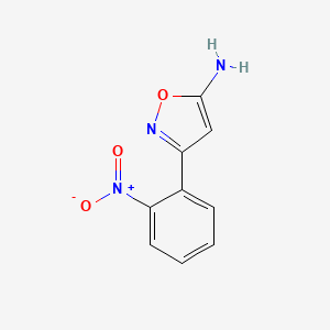 molecular formula C9H7N3O3 B1612205 3-(2-Nitrophenyl)isoxazol-5-amine CAS No. 887591-67-5