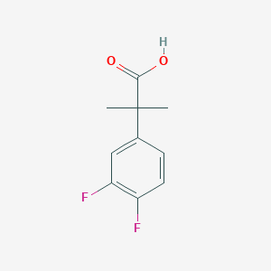 molecular formula C10H10F2O2 B1612209 2-(3,4-二氟苯基)-2-甲基丙酸 CAS No. 306761-55-7