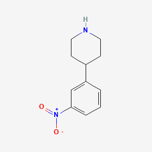 molecular formula C11H14N2O2 B1612213 4-(3-Nitrophenyl)piperidine CAS No. 858850-25-6