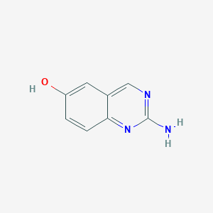 molecular formula C8H7N3O B1612216 2-Aminoquinazolin-6-ol CAS No. 2656-52-2