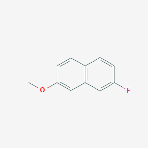 molecular formula C11H9FO B1612217 2-Fluoro-7-methoxynaphthalene CAS No. 62078-77-7