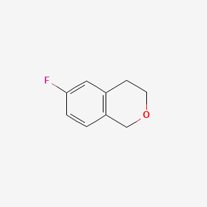 molecular formula C9H9FO B1612220 6-Fluoroisochroman CAS No. 50396-63-9