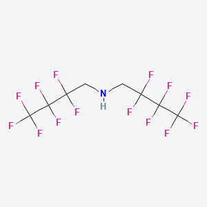 molecular formula C8H5F14N B1612226 Bis(1H,1H-heptafluorobutyl)amine CAS No. 356-08-1