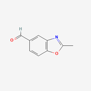 molecular formula C9H7NO2 B1612227 2-Methylbenzo[d]oxazole-5-carbaldehyde CAS No. 279226-65-2