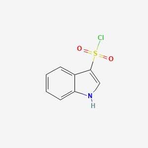 molecular formula C8H6ClNO2S B1612229 1H-Indole-3-sulfonyl chloride CAS No. 886578-15-0