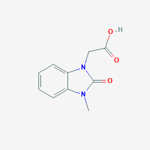 molecular formula C10H10N2O3 B161223 (3-Methyl-2-oxo-2,3-dihydro-benzoimidazol-1-yl)-acetic acid CAS No. 1848-90-4