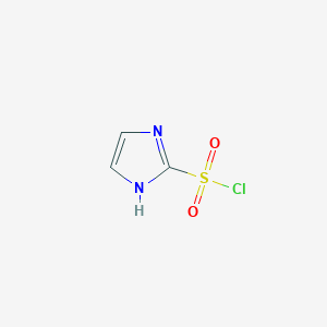 molecular formula C3H3ClN2O2S B1612230 1H-Imidazole-2-sulfonyl chloride CAS No. 281221-70-3