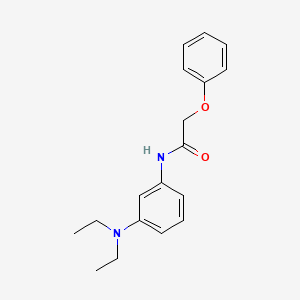 molecular formula C18H22N2O2 B1612235 3-Phenoxyacetamido-N,N-diethylaniline CAS No. 64617-51-2
