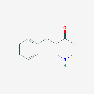 molecular formula C12H15NO B1612237 3-Benzylpiperidin-4-one CAS No. 497080-76-9