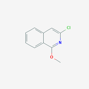 molecular formula C10H8ClNO B1612239 3-Chloro-1-methoxyisoquinoline CAS No. 24649-22-7