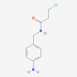 N-(4-Aminobenzyl)beta-chloropropionamide