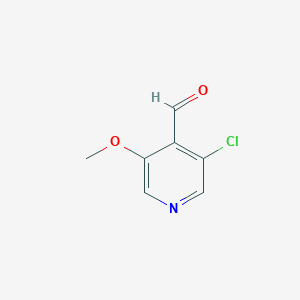 molecular formula C7H6ClNO2 B1612242 3-Chloro-5-methoxypyridine-4-carboxaldehyde CAS No. 905563-83-9