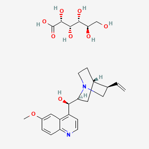 molecular formula C26H36N2O9 B1612244 Quinine gluconate CAS No. 4325-25-1