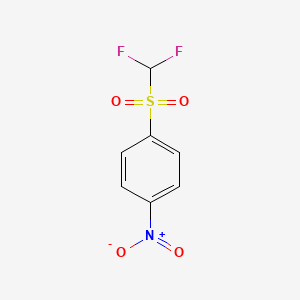 molecular formula C7H5F2NO4S B1612247 4-(Difluoromethylsulfonyl)nitrobenzene CAS No. 24906-74-9