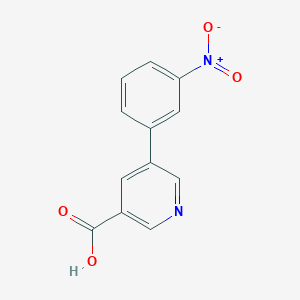 molecular formula C12H8N2O4 B1612248 5-(3-Nitrophenyl)nicotinic acid CAS No. 898907-67-0