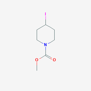 molecular formula C7H12INO2 B1612253 Methyl 4-iodopiperidine-1-carboxylate CAS No. 774234-26-3