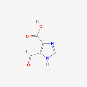 molecular formula C5H4N2O3 B1612254 4-Formyl-1H-imidazole-5-carboxylic acid CAS No. 1321600-00-3