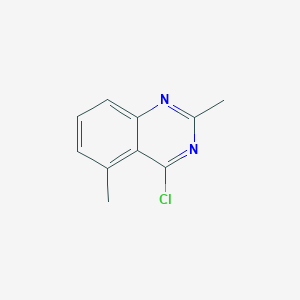 molecular formula C10H9ClN2 B1612263 4-Chloro-2,5-dimethylquinazoline CAS No. 147006-57-3