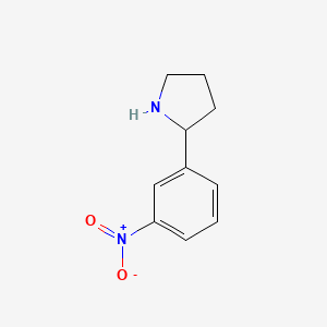 molecular formula C10H12N2O2 B1612265 2-(3-Nitrophenyl)pyrrolidine CAS No. 852281-23-3