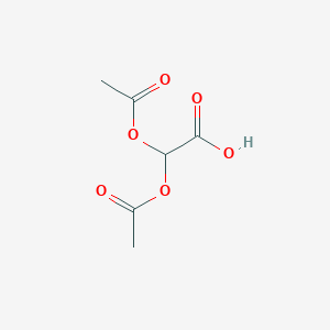 molecular formula C6H8O6 B1612271 Acetic acid, bis(acetyloxy)- CAS No. 98453-06-6