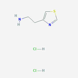 molecular formula C5H10Cl2N2S B1612277 4-(Aminoethyl)thiazole dihydrochloride CAS No. 7771-09-7