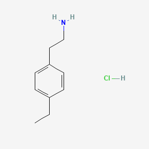molecular formula C10H16ClN B1612280 4-Ethylbenzeneethanamine hydrochloride CAS No. 3166-88-9