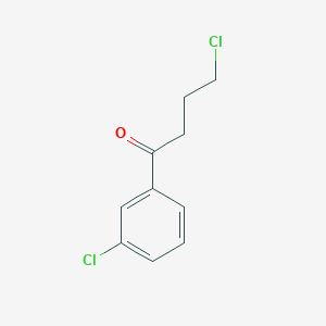 molecular formula C10H10Cl2O B1612284 4-Chloro-1-(3-chlorophenyl)-1-oxobutane CAS No. 90793-58-1