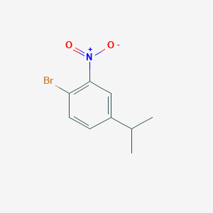 molecular formula C9H10BrNO2 B1612286 1-Bromo-4-isopropyl-2-nitrobenzene CAS No. 204850-14-6