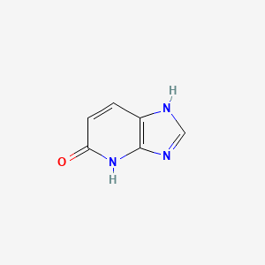 molecular formula C6H5N3O B1612289 3,4-Dihydroimidazo[4,5-b]pyridin-5-one CAS No. 28279-48-3
