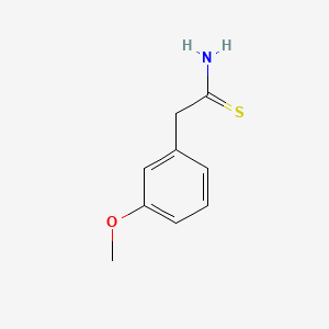molecular formula C9H11NOS B1612296 2-(3-Methoxyphenyl)thioacetamide CAS No. 35582-11-7