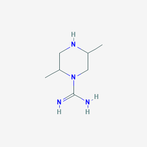 molecular formula C7H16N4 B1612298 2,5-Dimethylpiperazine-1-carboximidamide CAS No. 92564-60-8