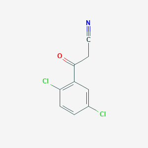 molecular formula C9H5Cl2NO B1612299 3-(2,5-DICHLOROPHENYL)-3-OXOPROPANENITRILE CAS No. 56719-08-5