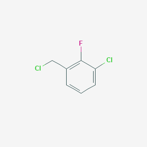 molecular formula C7H5Cl2F B1612304 1-Chloro-3-(chloromethyl)-2-fluorobenzene CAS No. 876384-47-3