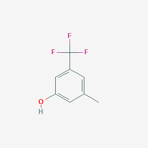 molecular formula C8H7F3O B1612306 3-Methyl-5-(trifluoromethyl)phenol CAS No. 934180-46-8