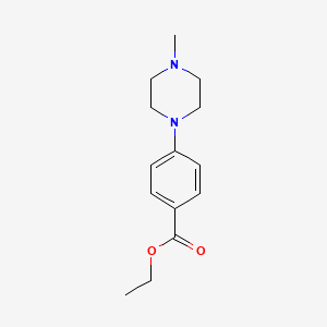 molecular formula C14H20N2O2 B1612307 Ethyl 4-(4-methylpiperazin-1-YL)benzoate CAS No. 773137-71-6