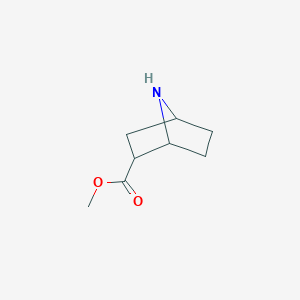 molecular formula C8H13NO2 B1612309 Methyl 7-azabicyclo[2.2.1]heptane-2-carboxylate CAS No. 1230486-65-3