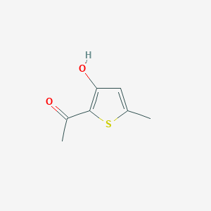 molecular formula C7H8O2S B161232 1-(3-Hydroxy-5-methyl-2-thienyl)ethanone CAS No. 133860-42-1