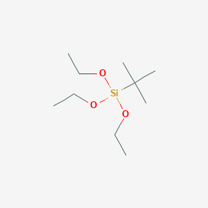 molecular formula C10H24O3Si B1612322 tert-Butyl(triethoxy)silane CAS No. 993-66-8