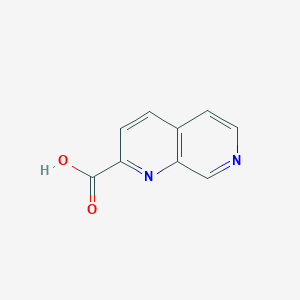 molecular formula C9H6N2O2 B1612330 1,7-萘啶-2-甲酸 CAS No. 316155-87-0